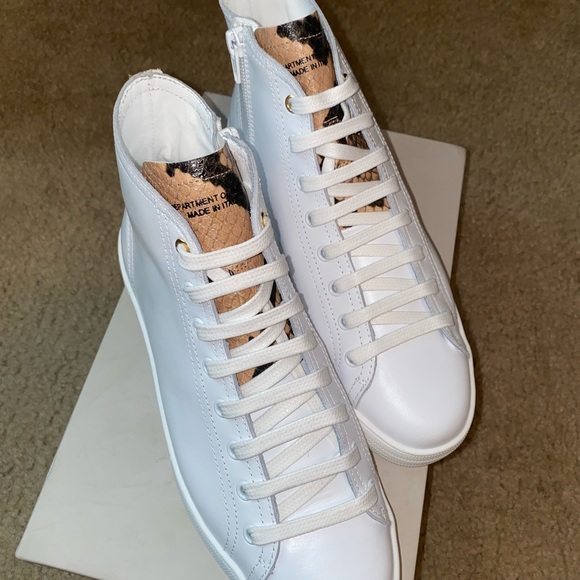 DOF Freya White Almond/ Snake Hightops - Picture 2 of 5